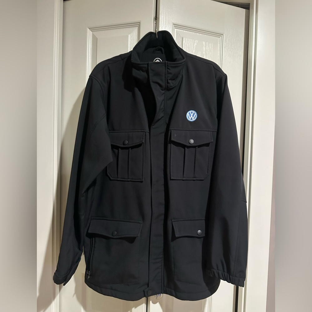 Stormtech H2Xtreme Waterproof Men's Black Raincoat with Volkswagen logo